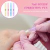 GGSTDDUP 8pcs Nail Polish Remover Pen Gel Nail Polish Corrector Pen Polish Cuticle Nail Edge Cleaning Pen with Cotton Tip for Nail DIY Design Nail Polish Clean Up Tool