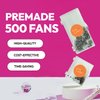 Eyesy Lash 500 Promade Fans | 5D 0.07 Size 11mm Curl D | Eyesy Eyelash Extension Premade Lashes Volume Lash Extensions Pro Made Fans Eyelash Extensions Pestanas Pelo A Pelo False Eyelashes