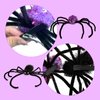 2 Pack Halloween Hair Clips for Women Girls Halloween Spider Hair Clips Spider Web Hair Barrettes Black Horror Hairpins Spooky Alligator Duckbill Hair Pins Halloween Cosplay Costume Hair Accessories