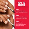 Revlon Cuticle Pusher and Nail Cleaner, Dual Ended Nail Care Tool, Easy to Use, Stainless Steel (Pack of 1)