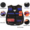 LUUFAN Tactical Vest Kit for NERF Guns Series with Reload Clips, Refill Darts, Wrist Band, Tactical Mask Protective Glasses and Darts Belts for Boys Girls Birthday Gift