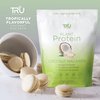TRU Plant Based Protein Powder, BCAA, EAA, 20g Vegan Protein, 100 Calories, 27 Vitamins, No Artificial Flavors 25 Servings (Coconut Macaron)
