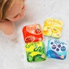 BabyBibi Floating Baby Bath Books for Baby. Kids Learning Bath Toys. Waterproof Bathtime Toys for Toddlers. Kids Educational Infant Bath Toys. (Set of 4: Color Recognition Bath Books)
