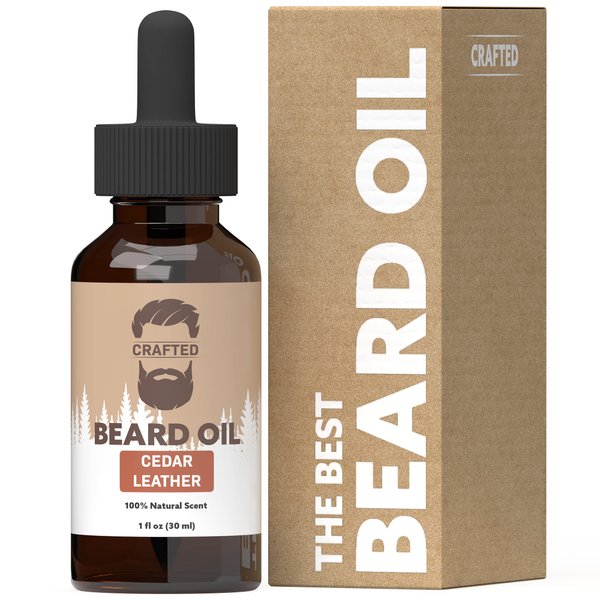 Crafted Beards Beard Oil Beard Oil Conditioner - Leave Your Beard Feeling Amazing - All Natural Ingredients - No Residue - Mustache Oil - 1oz - Made in the USA (Tobacco Vanilla)