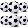 Chivao 6 Pieces Plush Soccer for Kids Soft Plush Ball Baby Small Soccer Stuffed Soccer Fluffy Soccer Decor for Nursery Boys Toddler Girls Gift Room Playing Catch, 4.33 Inches(Soccer)