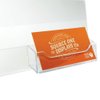 SourceOne 5 x7 Slant Back Sign Holder with Business Card Holder