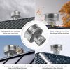 4 Inch Roofing Rain Cap - Galvanized Steel Round Roof Vent Cover with Rubber Gasket Insulated - All Weather HVAC Exhaust Chimney Cap (4" / 100mm)