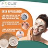 FOCUS NUTRITION Calcium Bentonite Clay - 2 lbs Calcium Bentonite Clay Powder Clay Mask for Face Body Detox Hair Mask Skincare Ancient Healing Clay