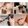 Ruvanti Professional Hair Cutting Scissors - Barber Shears for Salon and Home Use - Sharp Durable Razor Edge Tijeras De Peluqueria Profesional - Comfortable Grip Handles with Case.