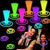 Glow Sticks Party Pack 8"-50,Christmas Light up Bracelets & Necklaces Accessories for Kids, Neon Glow in the Dark Party Favor Supplies Decorations for New Year Eve, Birthday, Camping, Dance Activities