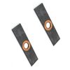 HASME 2-Pack Replacement Blade for Troy-Bilt Lawn Trimmer and Edger Replaces for 791-613223B 791613223B Fits for 720r 725rE 770rEB LE720r 130REB 720ER CL25LE 316790401 316792400 316792401