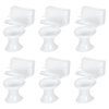 Zerodeko 6 Pcs Mini Toilet Seat Toy, Mini Toilet Doll House, Dollhouse Toilet 1 12 Scale, Celebrating Party Birthday Cake Decoration Furniture Dollhouse Accessories