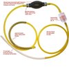 GasTapper Fuel Transfer Pump - 6 Ft Siphon Pump for Gas, Water, Oil & Fluid, Manual Hand Pump