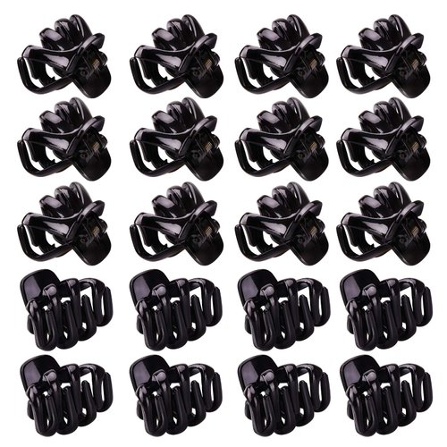 Ancefine 20 Pcs Hair Claw Clips Small Medium Hair 1.6 Inches Octopus Claw Clips Strong Grip Jaw Clips for Girl Women Thick Hair
