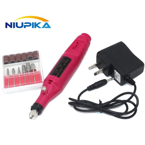 NIUPIKA Grind Nails Appliance Art Drill Kit Electric Finger Toe Nail Grinder Polish Rotary Tool Accessories Manicure Pedicure Tools Nails Grinding Repair