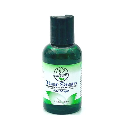 PawPurity Tear Stain Remover - Effective on All Ages and Breeds of Dogs - 2 oz | Natural and Vet Recommended | Say Goodbye to Tear Stains | Eye Stain Remover for White Dogs | Contains Colloidal Silver
