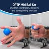 OPTP Mini Balls - Vinyl Air-Filled Self-Massage Ball Set (2 Piece) for Hand and Foot Therapy- Small Therapy Balls for Improved Strength, Fine Motor Skill Development, and Soft Tissue Mobilization
