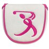 Giggle Golf Mallet Putter Cover | Great Golf Gift & Golf Bag Accessory (Pink Ribbon)