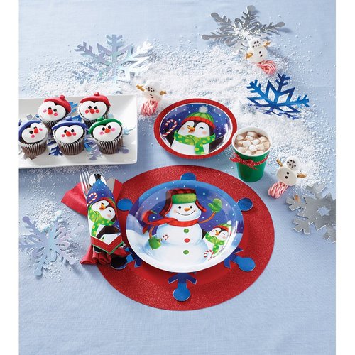 Creative Converting 16-Count Lunch Paper Napkins, Winter Fun