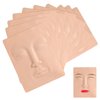 Tattoo Practice Skin 10pcs Practice Skin For Face Permanent Face Makeup Silicone Skin Tattoo Training TA535-10