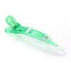 10pcs/set Multicolor Croc Clips Transparent Plastic Hairdresser Clips Hair Styling Sectioning Barrettes Professional Non Slip Alligator Clips Salon DIY Accessories Hairpins (10pcs-Green)
