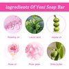 Yoni Soap Bars Vaginal Wash 2 PCS, 100% Natural Organic Yoni Bar Soap for Women Ph Balance Yoni Wash Vaginial Deodorants Vaginal Care Soap with Foaming Net, Vagina Soap Feminine Wash 3.53 OZ