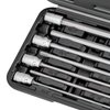 CARBYNE SAE Extra Long Hex (Allen) Bit Socket Set - 7 Pieces, (1/8 inch to 3/8 inch Sizes), 3/8" Drive, S2 Steel Bits, CrV Sockets • From a Family-Run Tool Company Based in the U.S.A.