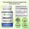 Zenrenu Quercetin Zinc Vitamin C Vitamin D - 6 in 1 Immunity Vitamins with Curcumin for Immune Defense & Antioxidant Support - Easy to Absorb Immunity Booster, 100 Vegetarian Capsules