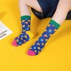 BISOUSOX Boys Fun Dress Socks 6-8 Years Old Kids Crazy Novelty Funny Stripe Silly Socks for Boy Girl Birthday Christmas Gift