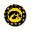VictoryStore Coasters - University of Iowa Hawkeye Fan Coaster Set Design 3, Set of 4 Coasters