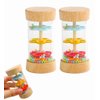 Oneshow Rain Sticks for Kids,Wooden Rainmaker Montessori Toys for Baby 6-12 Months,Baby Rattle Sensory Development Toys,Musical Instruments Toys for 1 Year Old Toddler Kids,Rain Maker Toy Baby 2 Pack