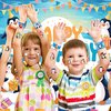 48 Penguin 24PCS Tattoos Sticker 24PCS Slap Bracelets Perfect for Themed Birthday Party Favors Baby Showers or Classroom Rewards Ideal Decor and Gifts for Girls and Boys