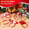 JOYIN 16PCS Cute Christmas Headbands, Festive Set, Great for Christmas Parties, Holiday Party Favors, Unique Design, Wide Application, Premium Quality, EASY TO USE