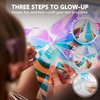 Klever Kits Prismatic 3D Light Art Puzzle, Build Your Own Colorful 3D Star Light, 99+ Light Bulbs, Includes Hanging Hook and USB Power Cable, Set of 3 Star Light Panels