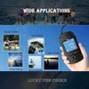 LUCKY Portable Fish Finders Wired Transducer Kayak Fish Finder Kit Portable Depth Finder LCD Display for Kayak Boat Ice Fishing