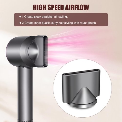 Odashen Gentle Air Attachments/Diffuser/Styling/Concentrator/Smoothing Nozzle Accessories for Dyson Supersonic Hair Dryer HD01,HD02,HD03 (Styling Concentrator)
