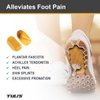 Tuli's Classic Heel Cups, Cushion Insert for Shock Absorption and Plantar Fasciitis and Heel Pain Relief, Made in The USA, Regular, 2 Pairs
