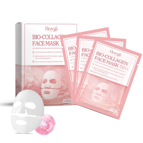 ONMYLOVIN Bio-Collagen Face Mask Deep Collagen Anti Wrinkle Lifting Overnight Mask Collagen Face Mask, Collagen Real Deep Mask for elasticity, firming