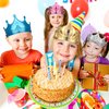 Hoedia 23 Pcs Foam Princess Crowns Set, Foam Crowns for Kids to Decorate, Kids DIY Prince and Tiaras Crowns Kit, Make Your Own Crowns Craft Party Hats with 7 Pcs Rhinestone Sticker
