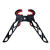 - QI HUO JU - Archery Bow Stand Folding Compound Bow Jack Kickstand Wide Limbs Bow Clamp Stands Ground Holder for Outdoor Hunting Shooting Accessories (Standard)