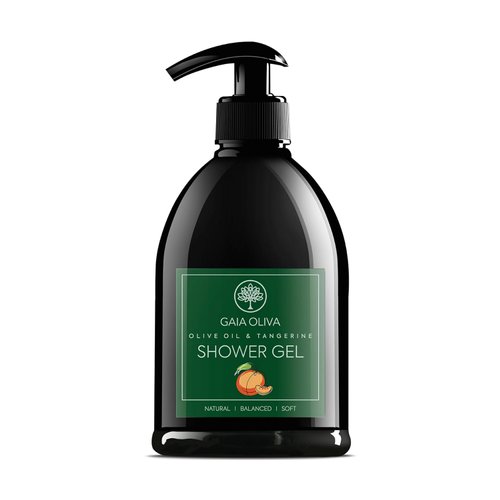 Liquid Shower Gel Olive Oil Moisturizing, Bath Body Wash, Bottle 16.9 FL OZ (16.90 Fl Oz (Pack of 1), Tangerine)