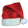 Sequin-Sheen Santa Hat Party Accessory, 1 piece,Red/White