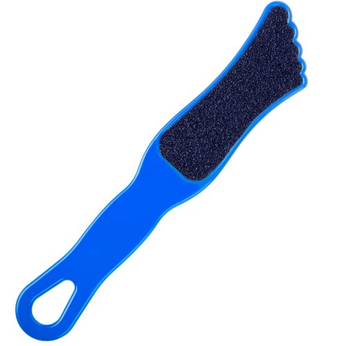 Trim Dual-Sided Essential Foot File Care Tools for at Home Pedicures (Colors May Vary), Callus Remover for Feet with 60 and 120 Grit Surfaces, Ergonomic Shape, Easy & Comfortable to Use, Blue, Orange, Yellow Or Pink
