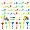 50 Pcs Glitter Sticky Hands Bulk Party Favors for Kids, Carnival Prizes, Treasure Box Toys for Classroom, Mini Stretchy Sticky Hand Toys for Goodie Bag Stuffers, Boys and Girls Birthday Party Supplies