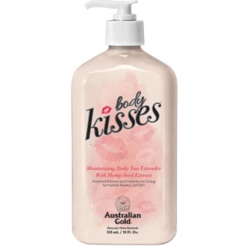 the bees knees Australian Gold Body Kisses Lotion Moisturizer Tan Extender 18 oz After Tanning Lotion