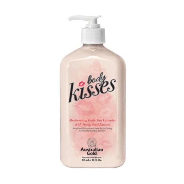 the bees knees Australian Gold Body Kisses Lotion Moisturizer Tan Extender 18 oz After Tanning Lotion
