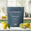 Vitamax Health Optimal Energy - Lemonade - Sugar Free Hydration Recovery Powder Stick Packs | B Vitamin Complex Electrolyte Drink Mix | Easy Open Single-Serving | Non-GMO | 30 Servings