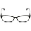 Foster Grant Kyra Reading Glasses, Black/Transparent, 59 mm