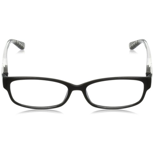 Foster Grant Kyra Reading Glasses, Black/Transparent, 59 mm