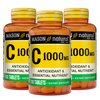 MASON NATURAL Vitamin C 1,000 mg - Supports Healthy Immune System, Antioxidant and Essential Nutrient, 100 Tablets (Pack of 3)